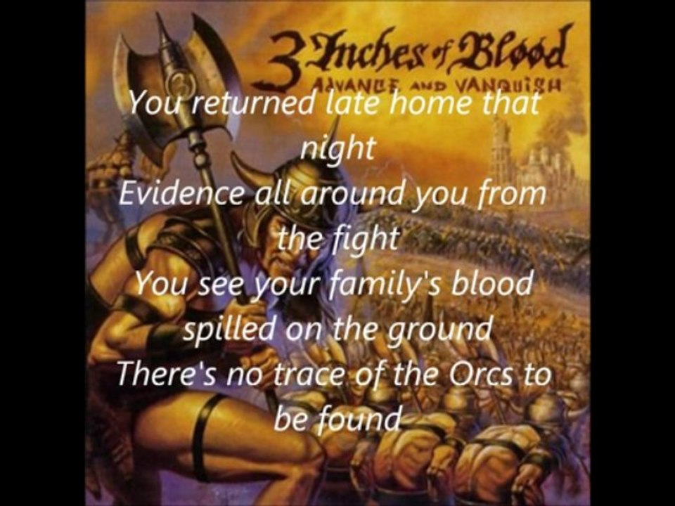 3 Inches of Blood - Destroy the Orcs with lyrics
