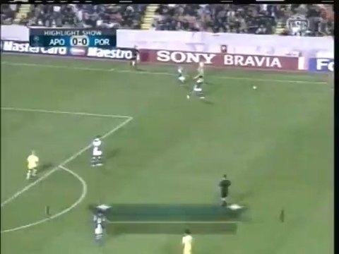 2009 (November 3) APOEL Nicosia (Cyprus) 0-Porto (Portugal) 1 (Champions League)