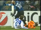 2009 (November 4) Dinamo Kiev (Ukraine) 1-Internazionale Milano (Italy) 2 (Champions League)