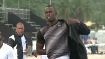 Bolt se prepara para correr em Copa