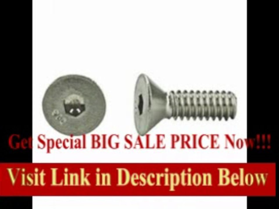 [BEST BUY] DrillSpot 5/8-11 x 2-1/2 316 Stainless Steel Flat Socket Cap Screw