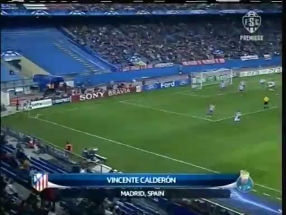 2009 (December 8) Atletico Madrid (Spain) 0-Porto (Portugal) 3 (Champions League)