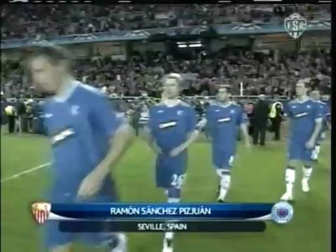 2009 (December 9) Sevilla (Spain) 1-Rangers Glasgow (Scotland) 0 (Champions League)