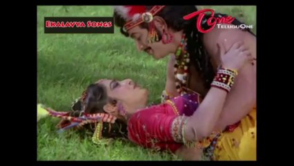 Ekalavya Songs - Manasu Mechina - Krishna - Jayaprada