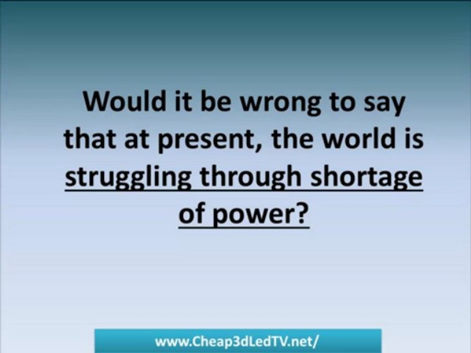 How Much LED TV Power Consumption-