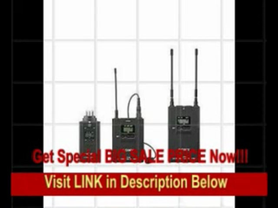 [SPECIAL DISCOUNT] Sony UWPV6/3032 Lav Mic, Bodypack TX, Plug-on TX and Portable RX Wireless System