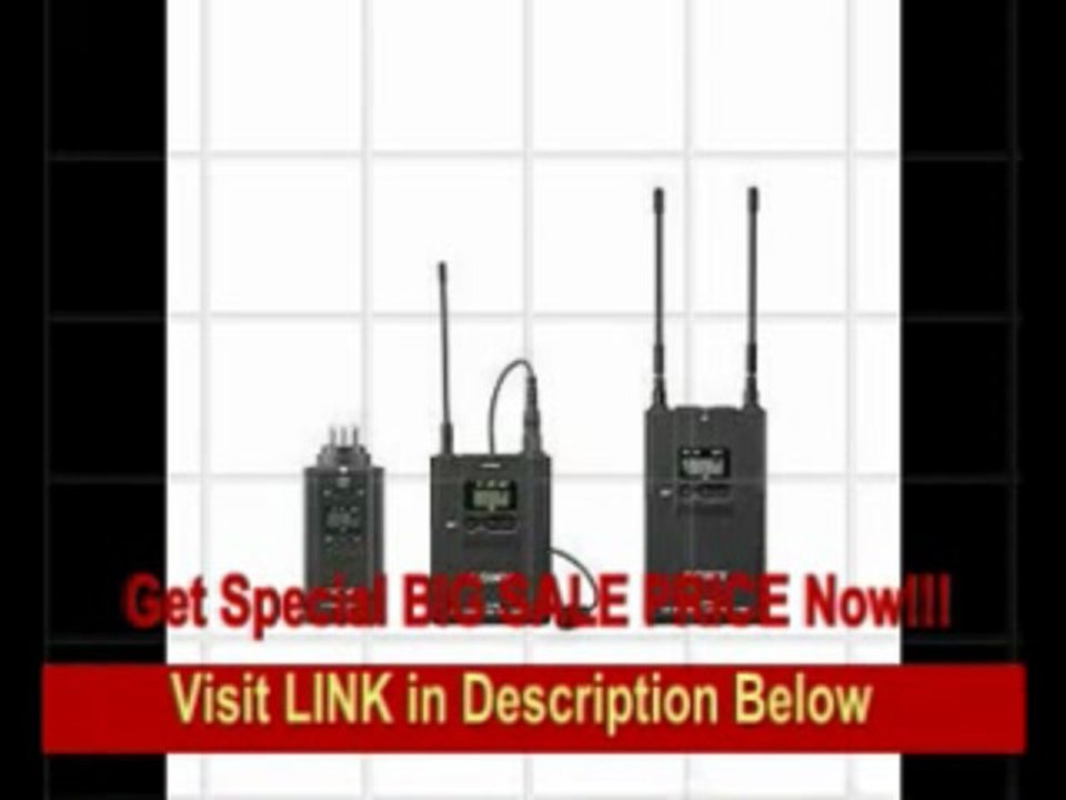[SPECIAL DISCOUNT] Sony UWPV6/3032 Lav Mic, Bodypack TX, Plug-on TX and Portable RX Wireless System