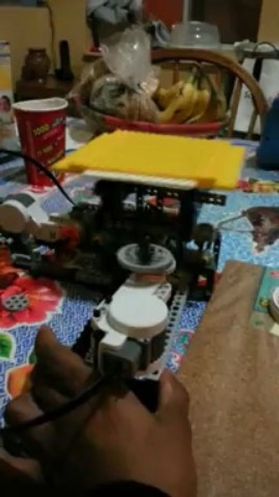 table sismique LEGO mindstorms nxt _essai 2