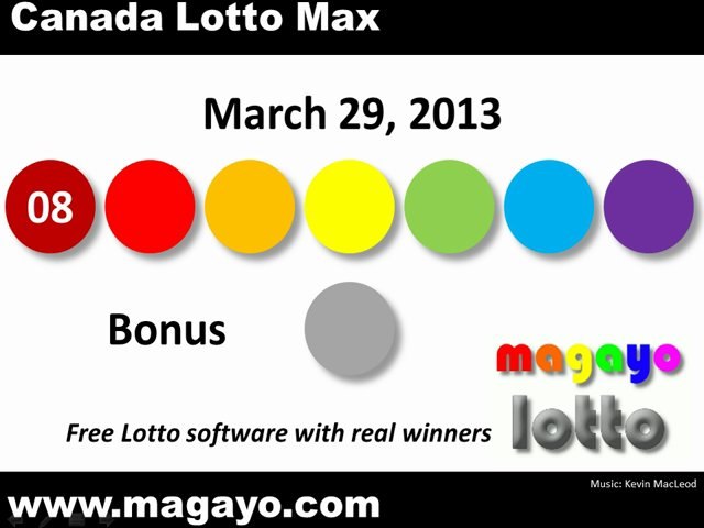 lotto max march 29