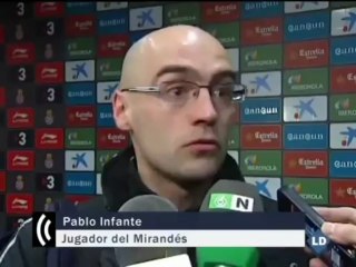 Pablo Infante: "Esos cinco minutos han sobrado"