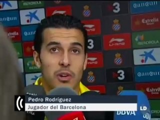 Pedro: "He visto una mano pero al final no la ha pitado"