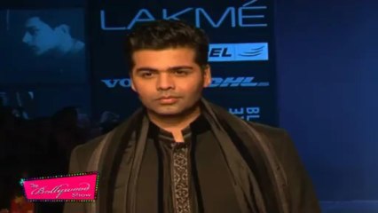Karan Johar walk on Ramp for Manish Malhotra