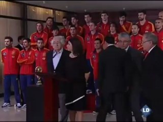 La presidenta de Costa Rica recibe a la selección