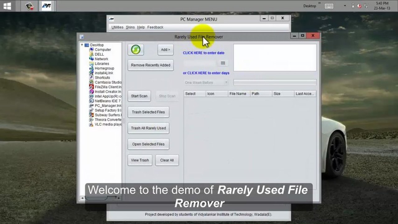 PC Manager - Rarely Used File Remover