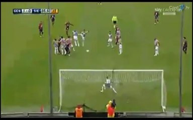 Genoa 1-0 Siena (Gol de Borriello) SERIE A