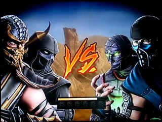 Mortal Kombat 9 : Scorpion et noob VS Ermac et Sub Zero !