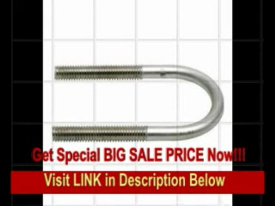[FOR SALE] DrillSpot 5/8-11 x 8 Pipe Size 316 Stainless Steel Round Bend Long Tangent U-Bolt