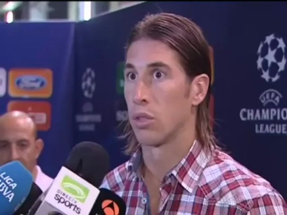 Reacciones de Iker, Kaká y Sergio Ramos