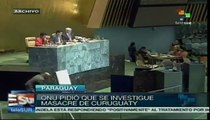 ONU pide a Paraguay esclarecer masacre de Curuguaty