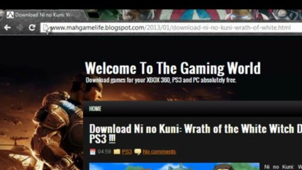 Download Ni no Kuni- Wrath of the White Witch Game Crack + Keygen Free!!