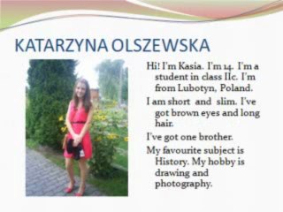 SHARING OUR LIFESTYLES  INTRODUCING OURSELVES FROM POLAND