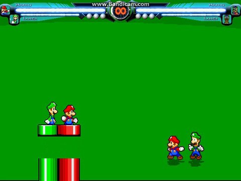 MUGEN: SSBB Mario and Luigi vs SMBZ Mario and Luigi