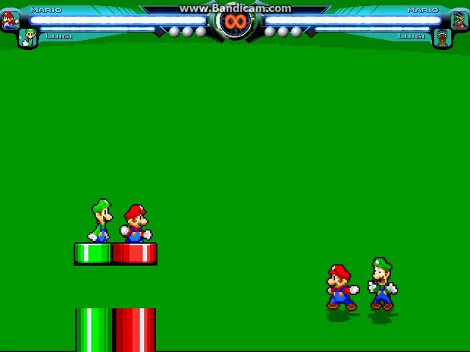 MUGEN: SSBB Mario and Luigi vs SMBZ Mario and Luigi