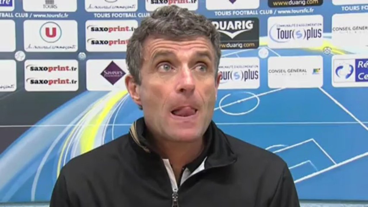 Conférence de presse Tours FC - FC Istres : Bernard BLAQUART (TOURS) - José  PASQUALETTI (FCIOP) - saison 2012/2013