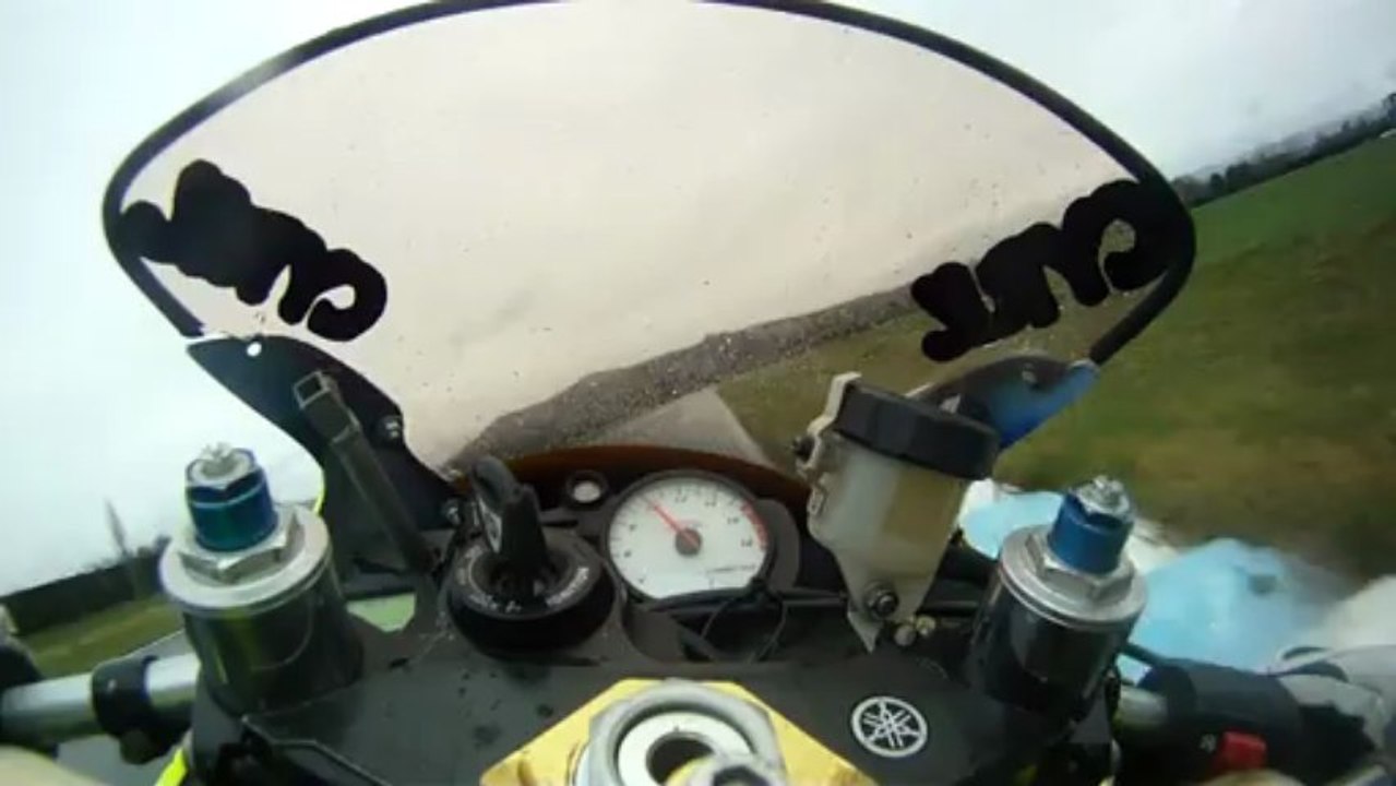 30 mars à issoire: 1ere fois sous la pluie