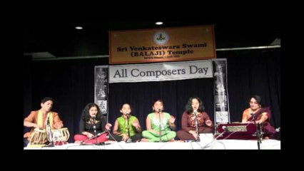 SRI VENKATESWARASWAMY TEMPLE: ACD MUSIC FESTIVAL:  VAISHALI DHANDE: YAMAN