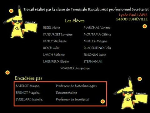 Concours INRS Santé et Sécurité au travail classe de Term