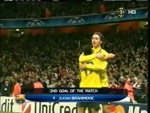 2010 (March 31) Arsenal (England) 2-Barcelona (Spain) 2 (Champions League)