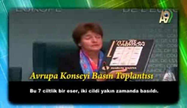 Avrupa Konseyi Sayın Adnan Oktar'ın dev eseri Yaratılış Atlası'nın evrimi yerle bir ettiğini kabul ediyor