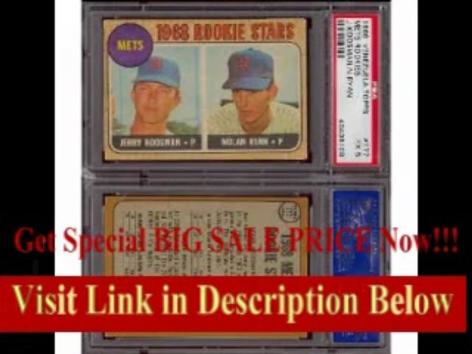 [BEST PRICE] 1968 Topps Venezuelan (Baseball) Card# 177 Ryan/Koosman rc (psa) of the New York Mets Ex Condition