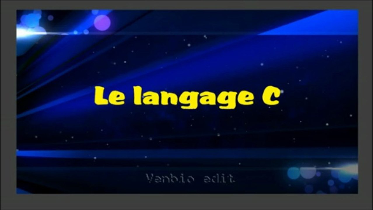 Le langage C