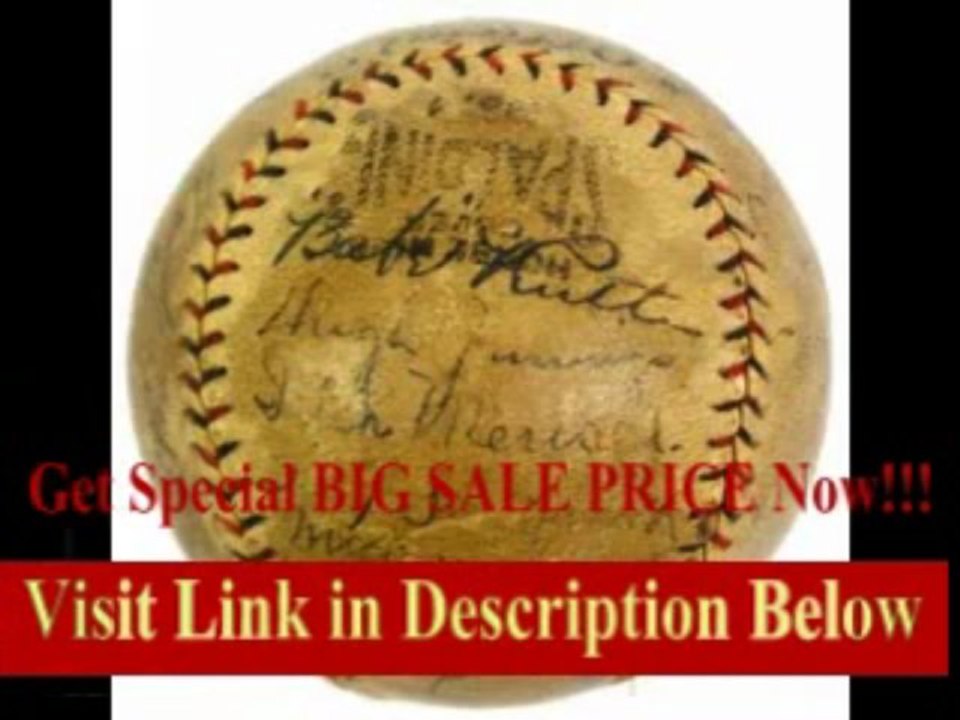 [SPECIAL DISCOUNT] Babe Ruth Signed Baseball 1924 Ws By 29 W Johnson