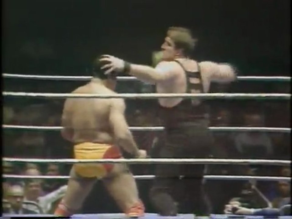 PEDRO MORALES VS SGT SLAUGHTER FEBRUARY 16, 1981 MSG