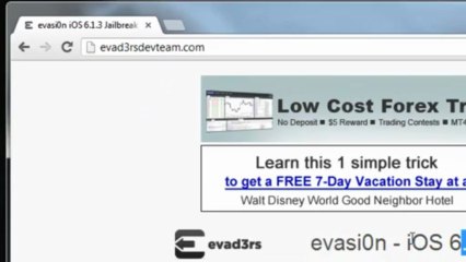Download Video: Jailbreak ios 6.1.3 Untethered With Evasi0n For iOS 6 iPhone 5, 4S, 4, 3GS, iPod Touch iPad