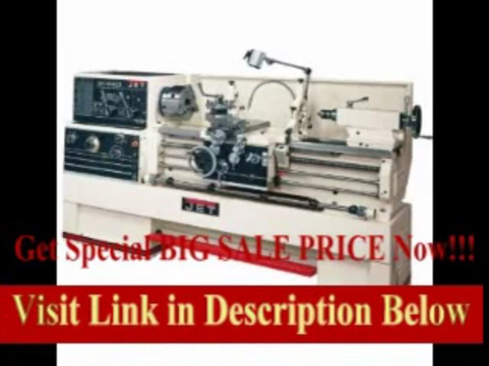 [BEST PRICE] JET GH-1880ZX Lathe with 2-axis ACU-RITE DRO 200S, Collet Closer and Taper Attachment Installed