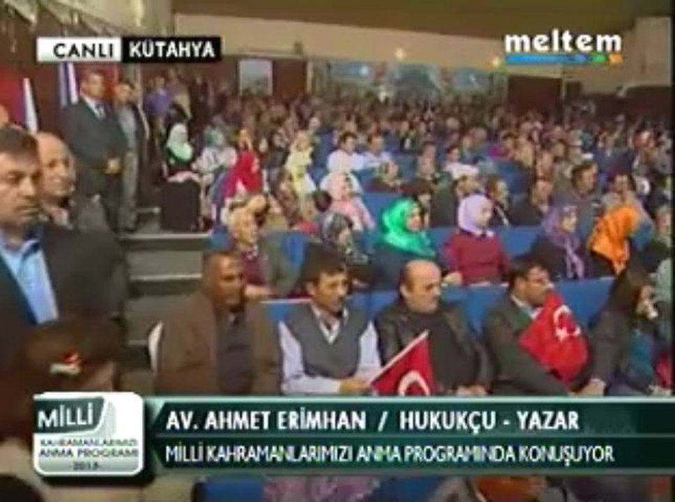 Meltem Tv Ahmet Erimhan Kütahya Konferansı 30,03,2013
