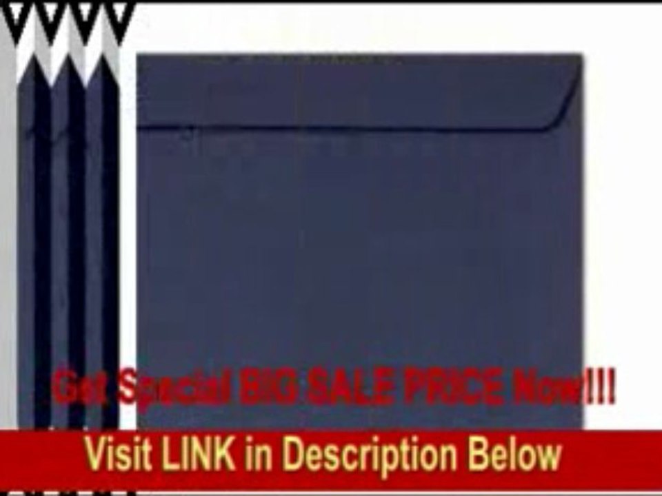 [SPECIAL DISCOUNT] 9 1/2 x 12 5/8 Booklet Envelopes - Deep Blue Linen (50000 Qty.)
