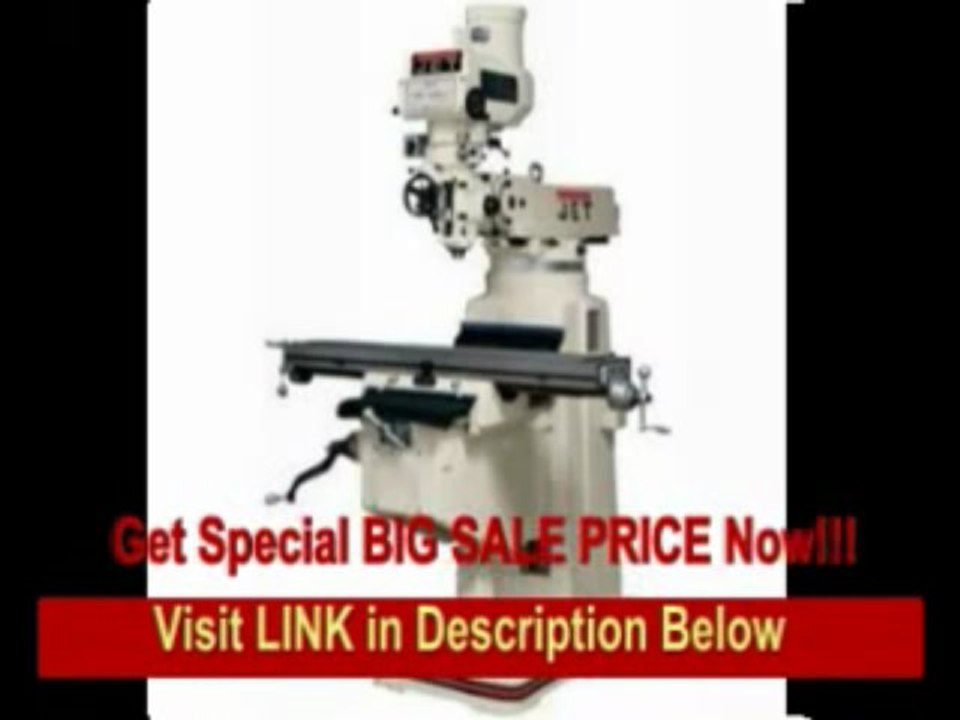 [SPECIAL DISCOUNT] JET 690189 JTM-1050EVS/460, Mill with X Powerfeed Installed