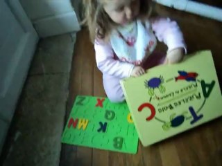 22 mois et déjà fan des puzzles