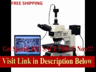 Скачать видео: [SPECIAL DISCOUNT] AmScope 50X-750X Darkfield Polarizing Metallurgical Microscope + 9MP Camera