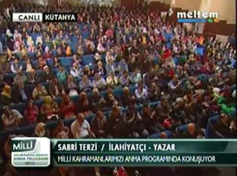 Meltem Tv Sabri Terzi Kütahya Konferansı 30,03,2013