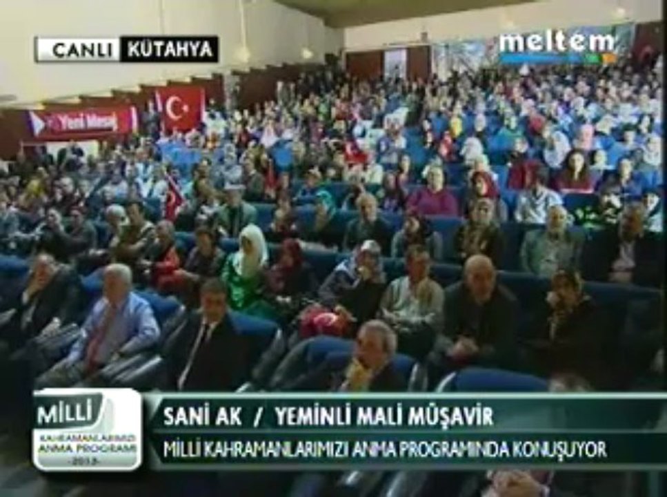 Meltem Tv Sani Ak Kütahya Konferansı 30,03,2013