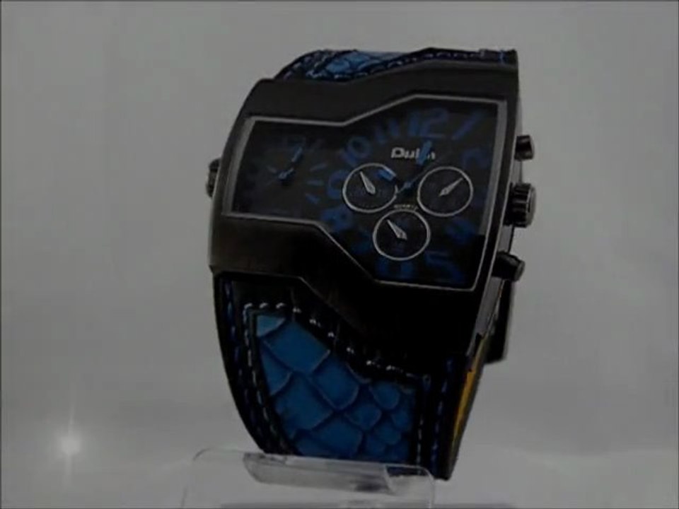 montre tivoli bleue