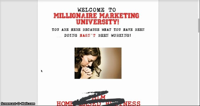 Millionaire Marketing University is it a scam? I have proof