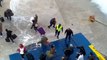 Συγκλονιστικό βίντεο : Δείτε πώς έδεσε το πλοίο στο λιμάνι της Κιμώλου