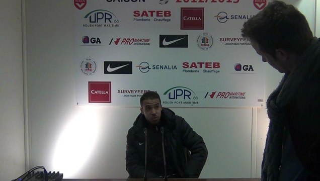 FCR - Cherbourg : Réaction de Stéphen Vincent